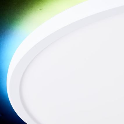 Brilliant - Dimmbare LED-RGBW-Deckenleuchte SALTERY LED/22W/230V 3000-6500K + Fernbedienung