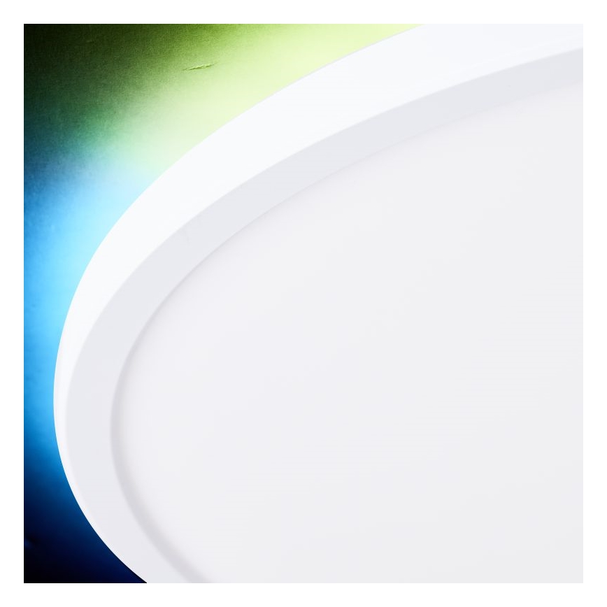 Brilliant - Dimmbare LED-RGBW-Deckenleuchte SALTERY LED/22W/230V 3000-6500K + Fernbedienung