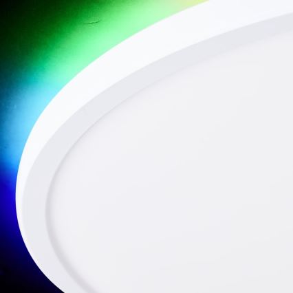 Brilliant - Dimmbare LED-RGBW-Deckenleuchte SALTERY LED/22W/230V 3000-6500K + Fernbedienung