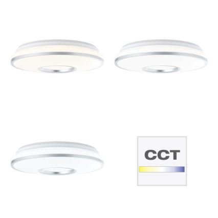 Brilliant - Dimmbare LED-RGBW-Deckenleuchte VISITATION LED/24W/230V 3000-6500K + Fernbedienung