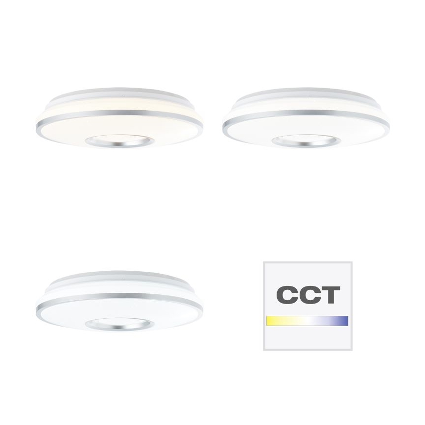 Brilliant - Dimmbare LED-RGBW-Deckenleuchte VISITATION LED/24W/230V 3000-6500K + Fernbedienung
