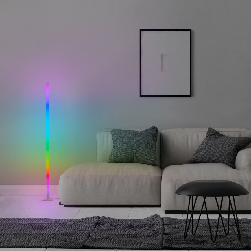 Brilliant - Dimmbare Stehleuchte (LED RGBW) NEELE LED/6,5W/230V weiß + Fernbedienung