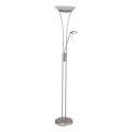Brilliant - Dimmbare LED-Stehlampe FINN 2xLED/13W/230V mattchrom