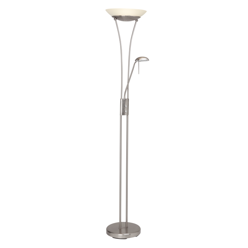 Brilliant - Dimmbare LED-Stehlampe FINN 2xLED/13W/230V mattchrom