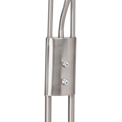 Brilliant - Dimmbare LED-Stehlampe FINN 2xLED/13W/230V mattchrom