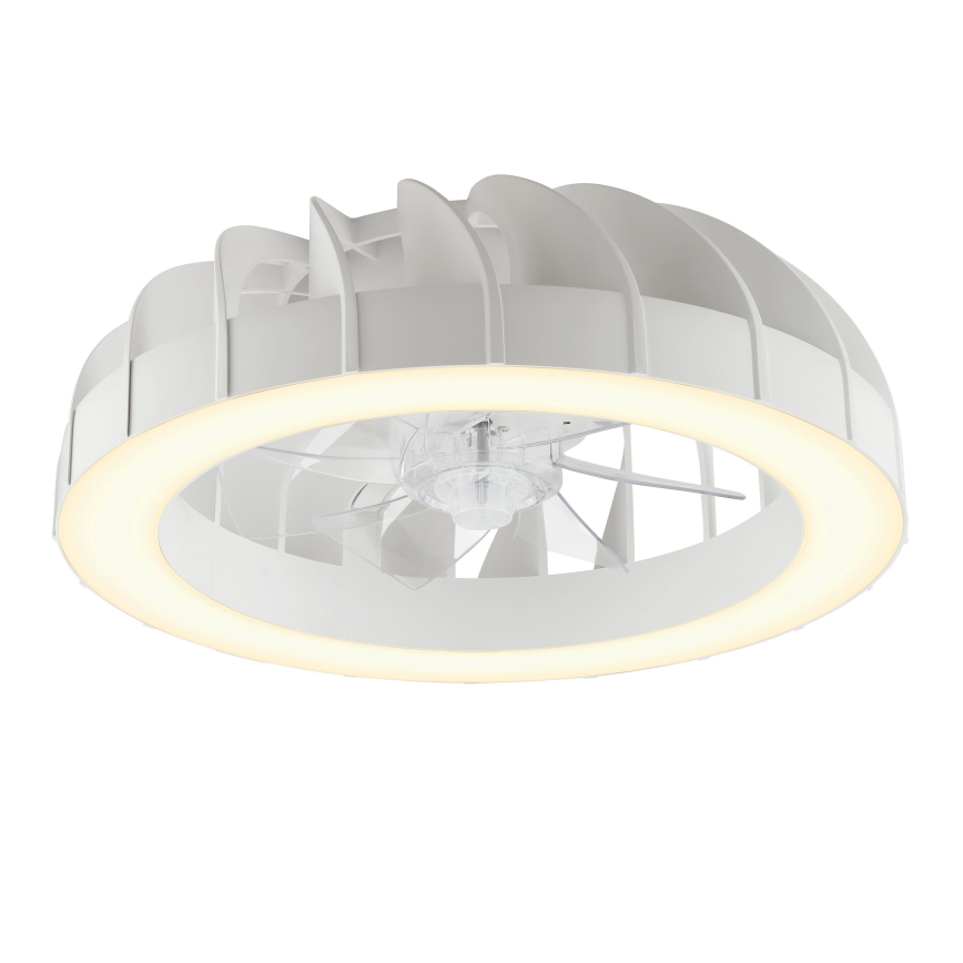 Brilliant - LED RGBW dimmbarer Deckenventilator mit Licht FANORA LED/30W/230V 2700-6500K Ø 46 cm weiß + Fernbedienung