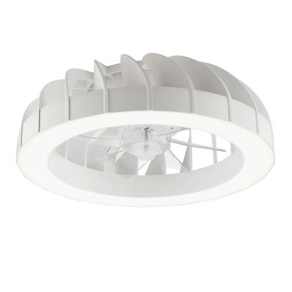 Brilliant - LED RGBW dimmbarer Deckenventilator mit Licht FANORA LED/30W/230V 2700-6500K Ø 46 cm weiß + Fernbedienung