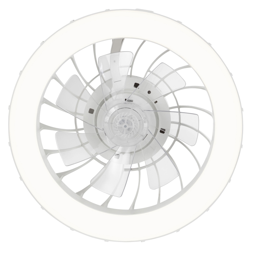Brilliant - LED RGBW dimmbarer Deckenventilator mit Licht FANORA LED/30W/230V 2700-6500K Ø 46 cm weiß + Fernbedienung