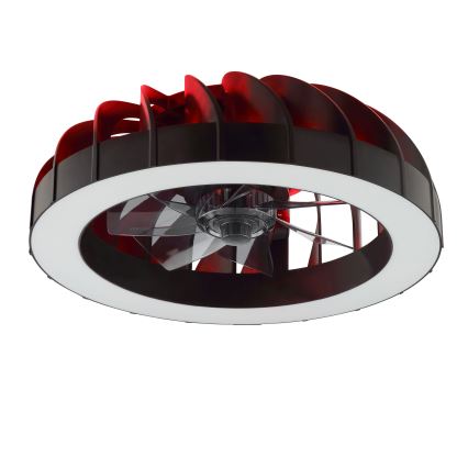 Brilliant - LED RGBW dimmbarer Deckenventilator mit Licht FANORA LED/30W/230V 2700-6500K Ø 46 cm schwarz + Fernbedienung