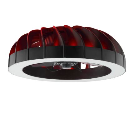 Brilliant - LED RGBW dimmbarer Deckenventilator mit Licht FANORA LED/30W/230V 2700-6500K Ø 46 cm schwarz + Fernbedienung