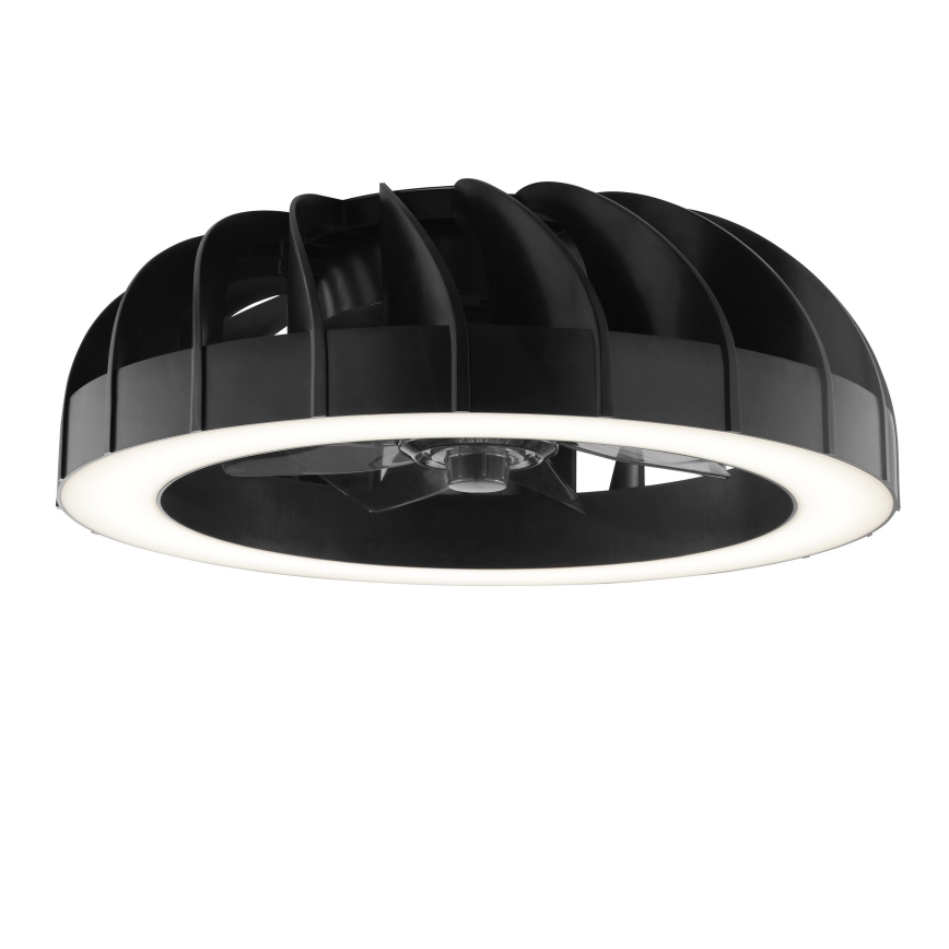 Brilliant - LED RGBW dimmbarer Deckenventilator mit Licht FANORA LED/30W/230V 2700-6500K Ø 46 cm schwarz + Fernbedienung