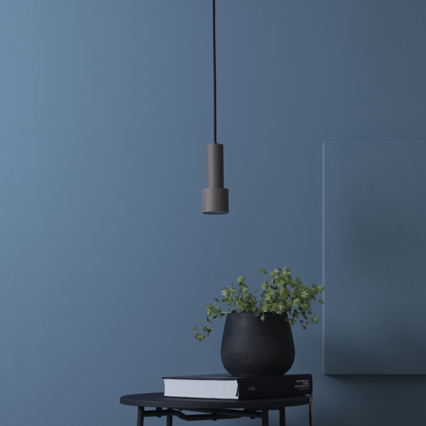 Brilliant - Hängeleuchte CADIZ 1xGU10/10W/230V d 12,5 cm bronzen