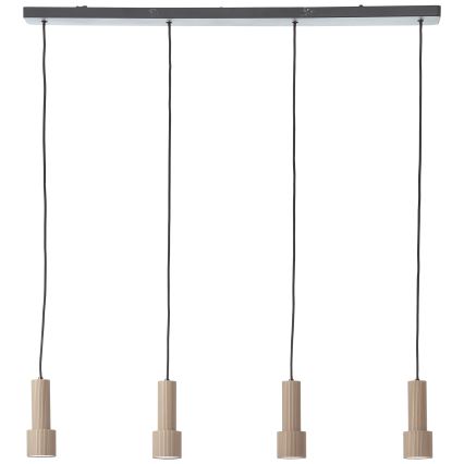 Brilliant - Hängeleuchte CADIZ 4xGU10/10W/230V bronzen