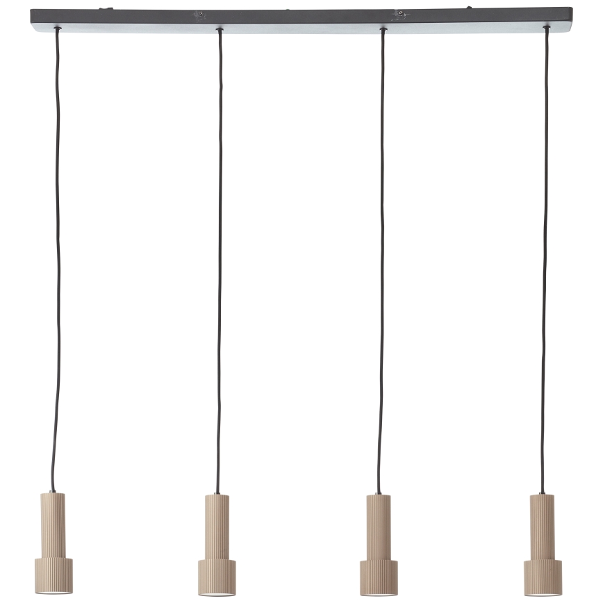 Brilliant - Hängeleuchte CADIZ 4xGU10/10W/230V bronzen