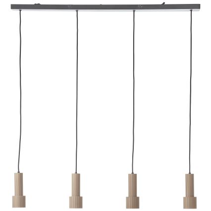 Brilliant - Hängeleuchte CADIZ 4xGU10/10W/230V bronzen