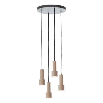 Brilliant - Hängeleuchte CADIZ 4xGU10/10W/230V d 35 cm bronzen
