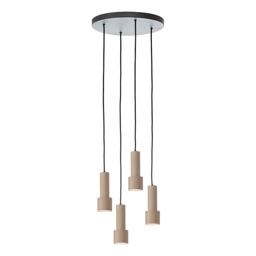 Brilliant - Hängeleuchte CADIZ 4xGU10/10W/230V d 35 cm bronzen