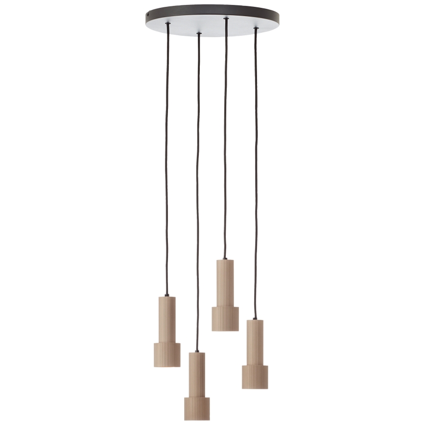 Brilliant - Hängeleuchte CADIZ 4xGU10/10W/230V d 35 cm bronzen