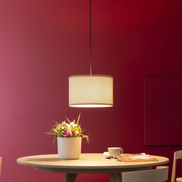 Brilliant - Hängeleuchte TONY 1xE27/20W/230V d 35 cm braun