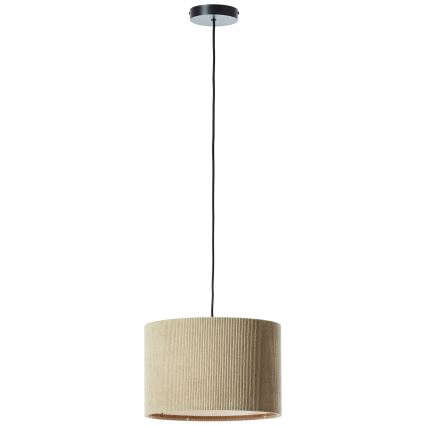 Brilliant - Hängeleuchte TONY 1xE27/20W/230V d 35 cm braun