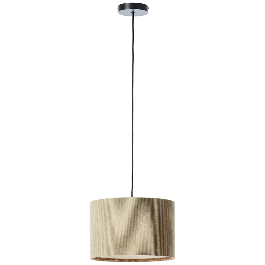 Brilliant - Hängeleuchte TONY 1xE27/20W/230V d 35 cm braun