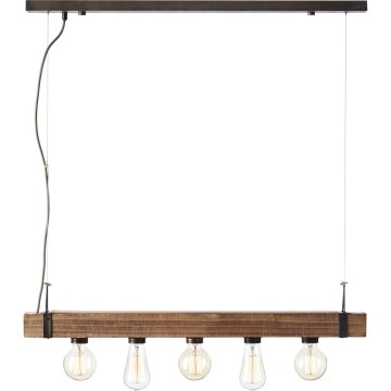 Brilliant - Hängeleuchte WOODHILL 5xE27/30W/230V - FSC-zertifiziert