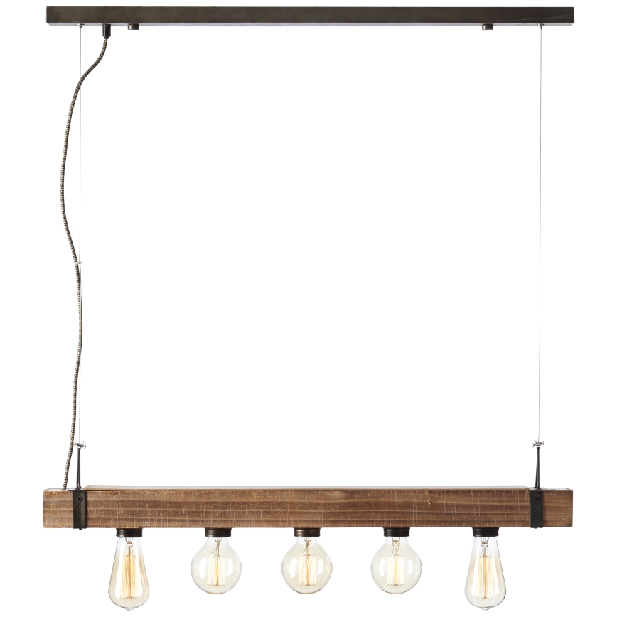 Brilliant - Hängeleuchte WOODHILL 5xE27/30W/230V - FSC-zertifiziert
