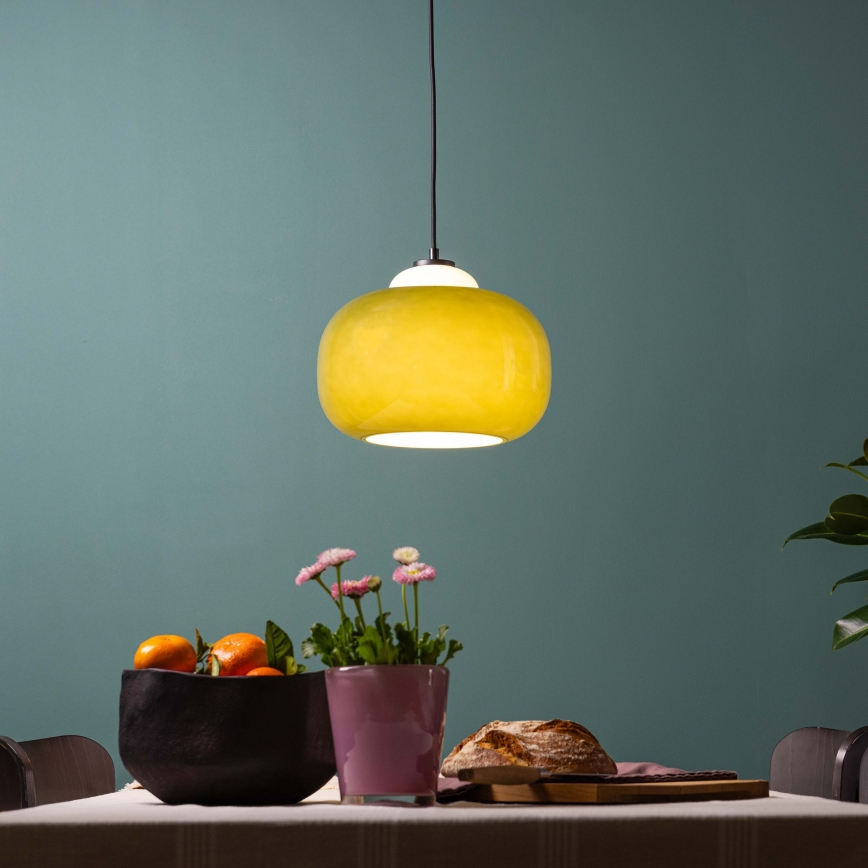 Brilliant - Kabel-Hängeleuchte BLOP 1xE27/60W/230V grün