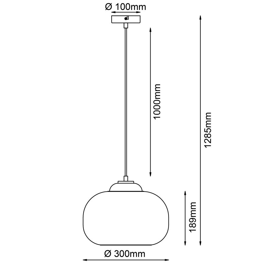 Brilliant - Kabel-Hängeleuchte BLOP 1xE27/60W/230V grün