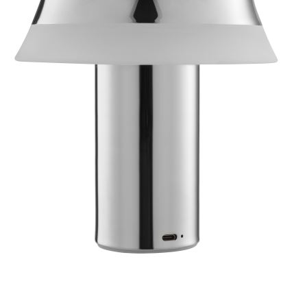 Brilliant - LED dimmbare, wiederaufladbare Touch-Tischlampe KINICH, LED/2,5W/5V, 2700K, 2600 mAh, glänzendes Chrom