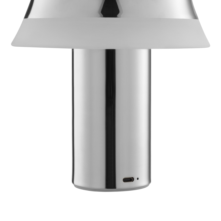 Brilliant - LED dimmbare, wiederaufladbare Touch-Tischlampe KINICH, LED/2,5W/5V, 2700K, 2600 mAh, glänzendes Chrom