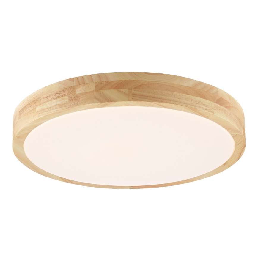 Brilliant - LED-Badezimmer-Deckenleuchte MOREEN LED/18W/230V 2700/4000/6500K pr. 34 cm IP44 Gummibaumholz