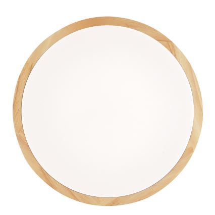 Brilliant - LED-Badezimmer-Deckenleuchte MOREEN LED/18W/230V 2700/4000/6500K pr. 34 cm IP44 Gummibaumholz