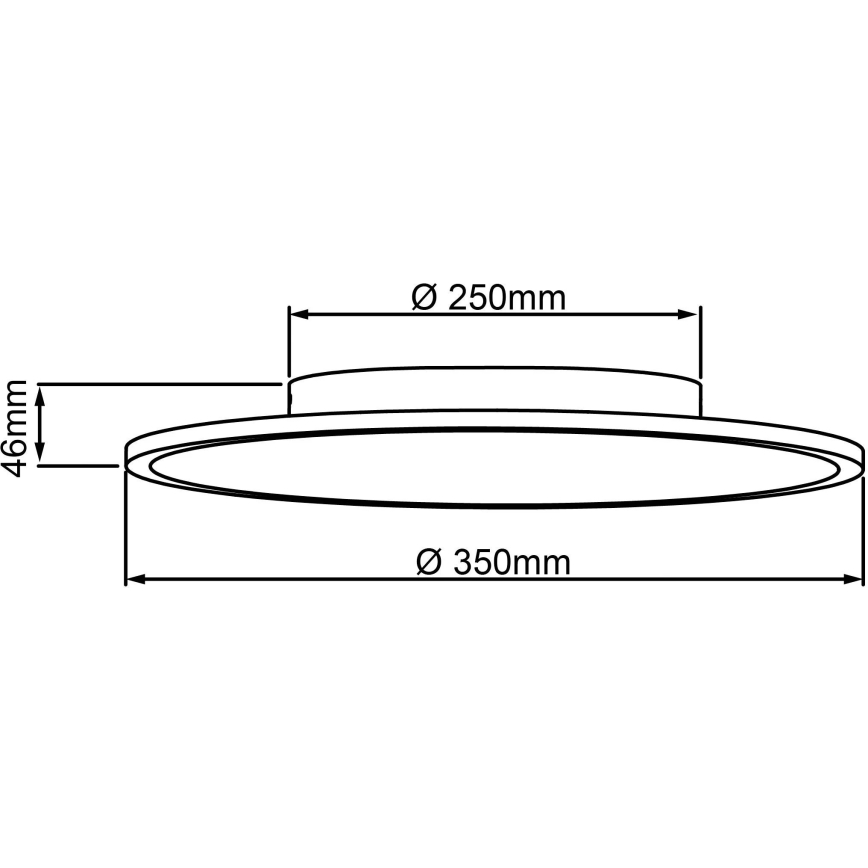 Brilliant - LED-Deckenleuchte BUFFI LED/24W/230V d 35 cm 4000K