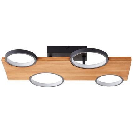 Brilliant - LED-Deckenleuchte CHEESY LED/28W/230V Kiefer - FSC-zertifiziert