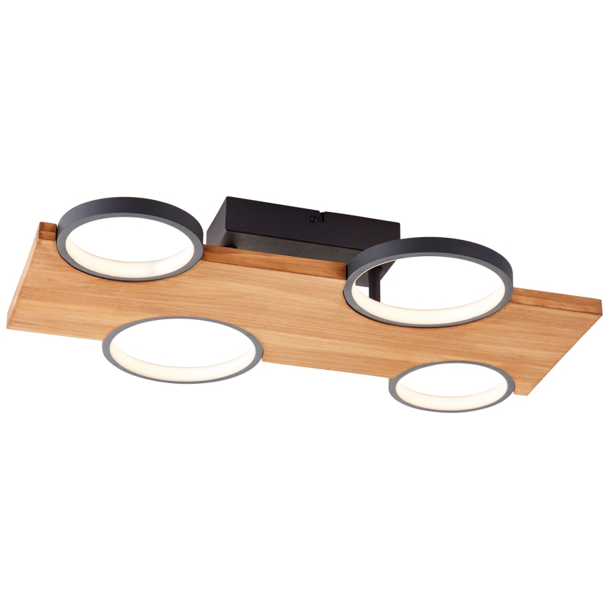 Brilliant - LED-Deckenleuchte CHEESY LED/28W/230V Kiefer - FSC-zertifiziert
