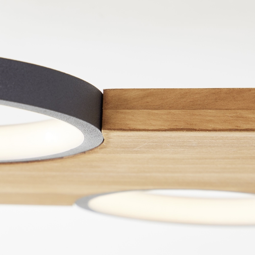Brilliant - LED-Deckenleuchte CHEESY LED/28W/230V Kiefer - FSC-zertifiziert