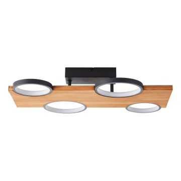Brilliant - LED-Deckenleuchte CHEESY LED/28W/230V Kiefer - FSC-zertifiziert