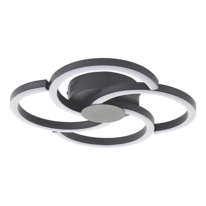 Brilliant - LED-Deckenleuchte FICO LED/22W/230V d 34 cm schwarz