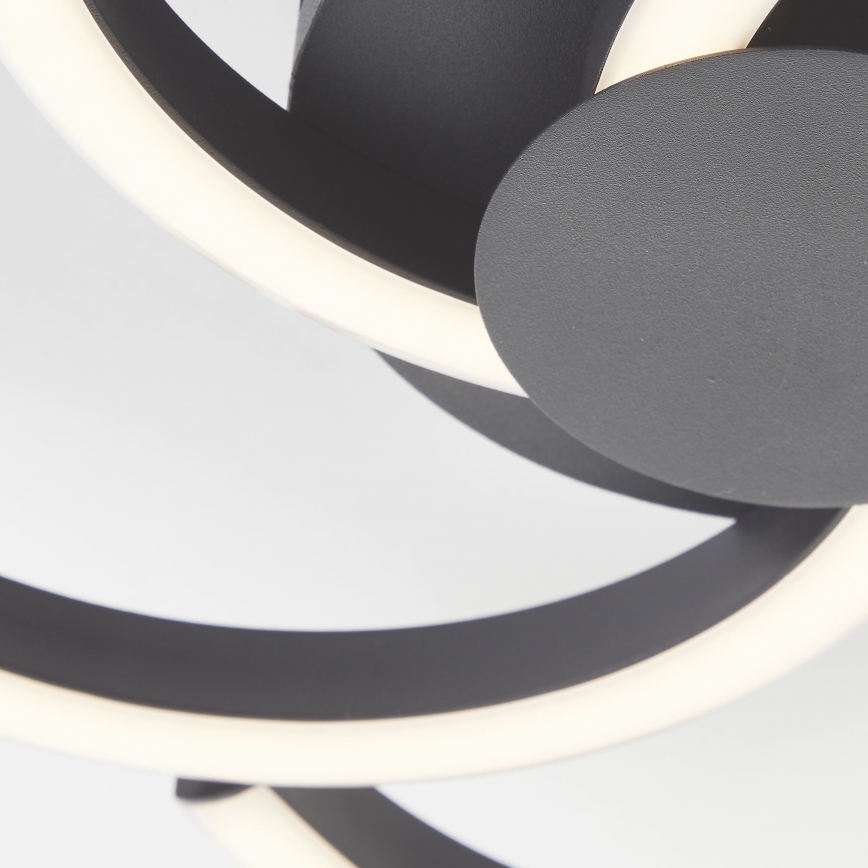 Brilliant - LED-Deckenleuchte FICO LED/22W/230V d 34 cm schwarz