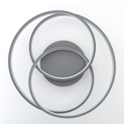 Brilliant - LED-Deckenleuchte LABYRINTH LED/40W/230V d 39,5 cm grau