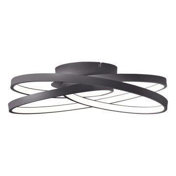 Brilliant - LED-Deckenleuchte LABYRINTH LED/40W/230V d 39,5 cm schwarz