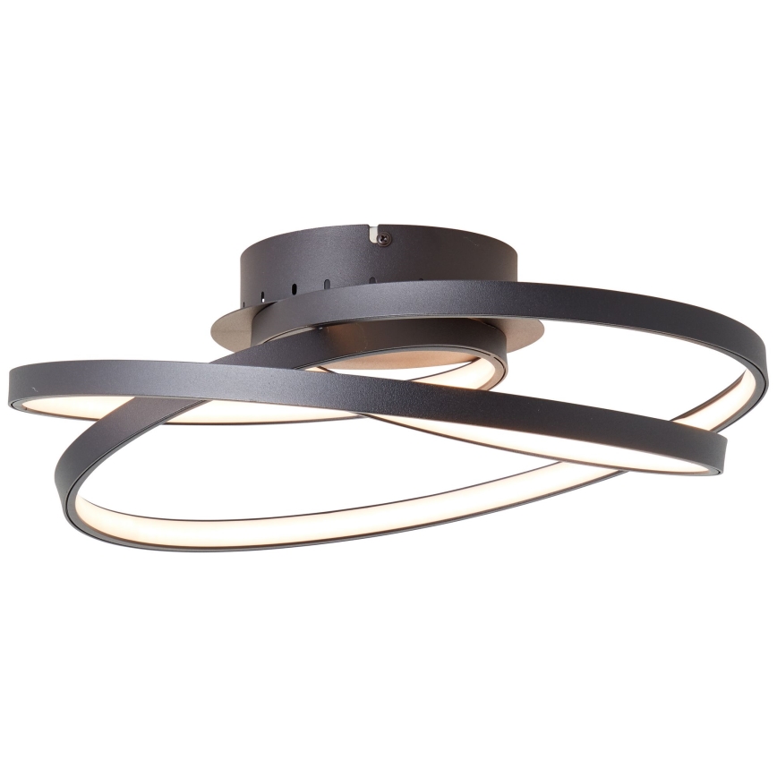 Brilliant - LED-Deckenleuchte LABYRINTH LED/40W/230V d 39,5 cm schwarz
