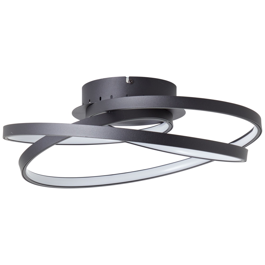Brilliant - LED-Deckenleuchte LABYRINTH LED/40W/230V d 39,5 cm schwarz