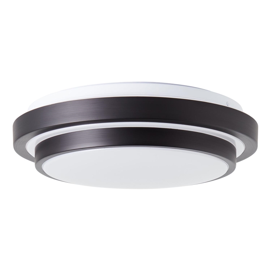 Brilliant - LED-Deckenleuchte MALMÖ LED/12W/230V 3000K d 34,5 cm schwarz