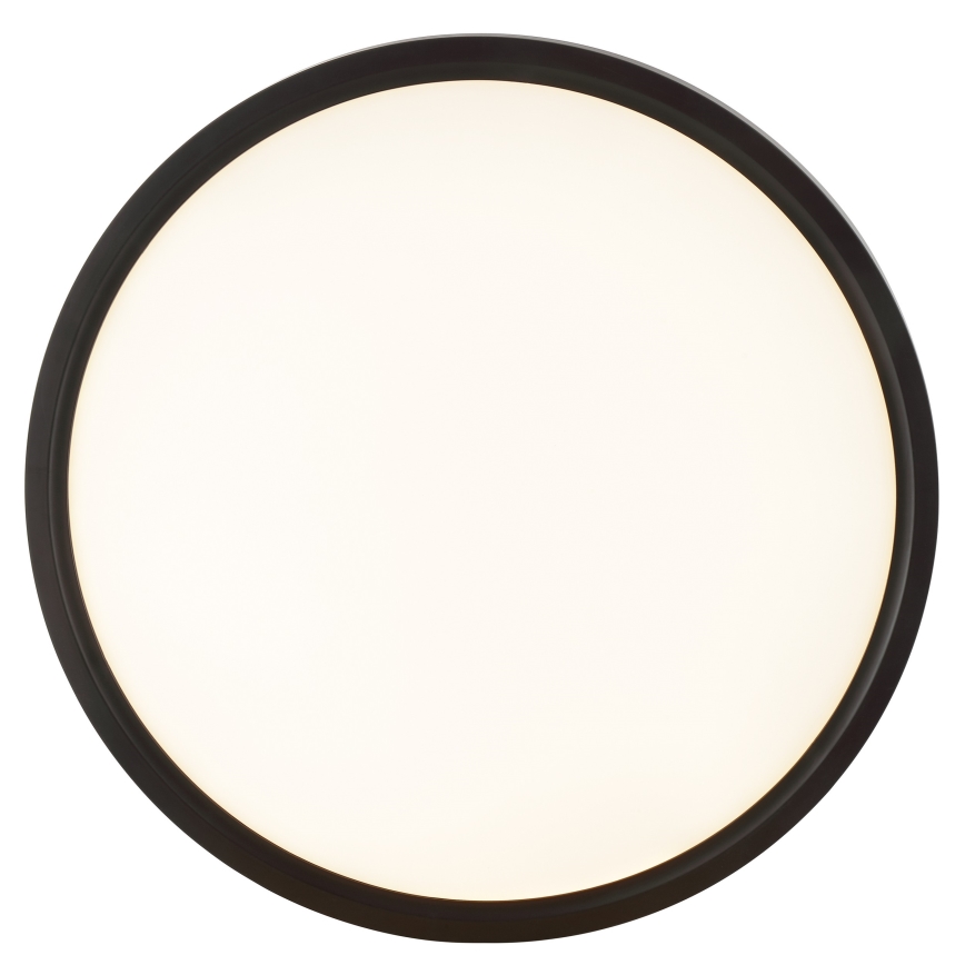 Brilliant - LED Deckenleuchte mit Bewegungs- und Dämmerungssensor GALO LED/26W/230V Ø 40 cm schwarz