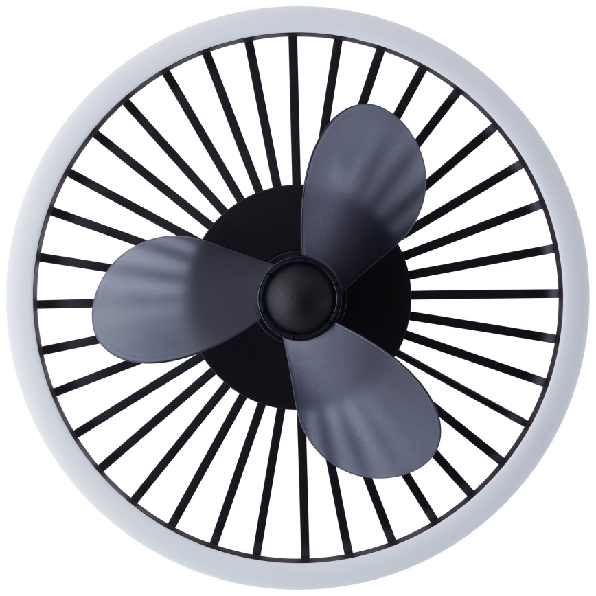 Brilliant - LED-dimmbare Deckenleuchte mit Ventilator CAPO LED/36W/230V 2700-6500K Ø 48 cm schwarz + Fernbedienung
