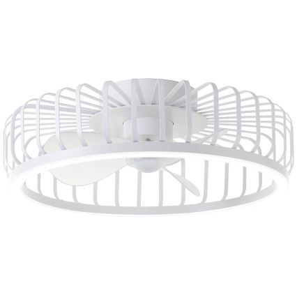 Brilliant - Dimmbare LED-Deckenleuchte mit Ventilator CAPO LED/36W/230V 2700-6500K Ø 48 cm weiß + Fernbedienung