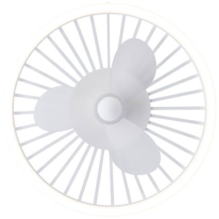 Brilliant - Dimmbare LED-Deckenleuchte mit Ventilator CAPO LED/36W/230V 2700-6500K Ø 48 cm weiß + Fernbedienung