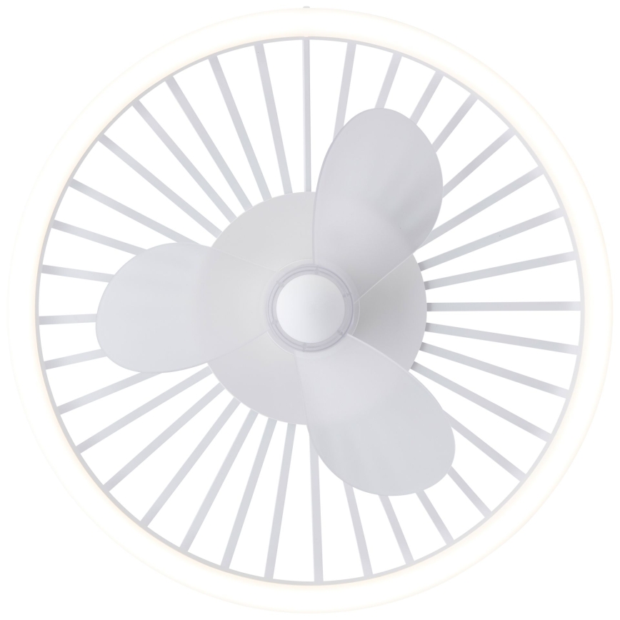 Brilliant - Dimmbare LED-Deckenleuchte mit Ventilator CAPO LED/36W/230V 2700-6500K Ø 48 cm weiß + Fernbedienung